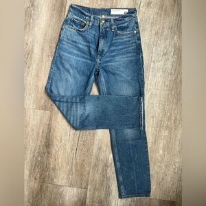 Rag & Bone Wren High Rise Slim Straight Jeans Size 25